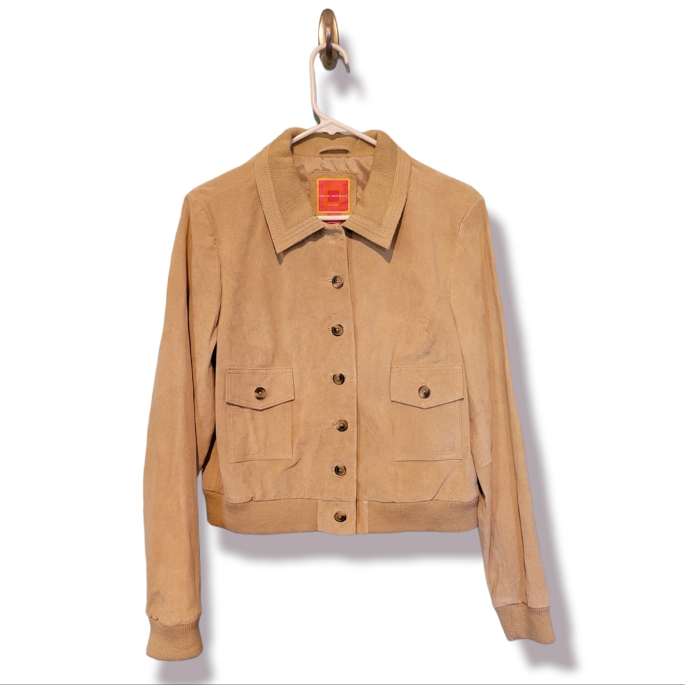 Genuine Leather Jacket Isaac Mizrahi